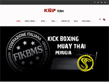 Tablet Screenshot of kickboxingperugia.com